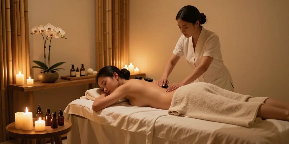 Experience rejuvenation at LUCK8 spa with luxurious treatments for relaxation.