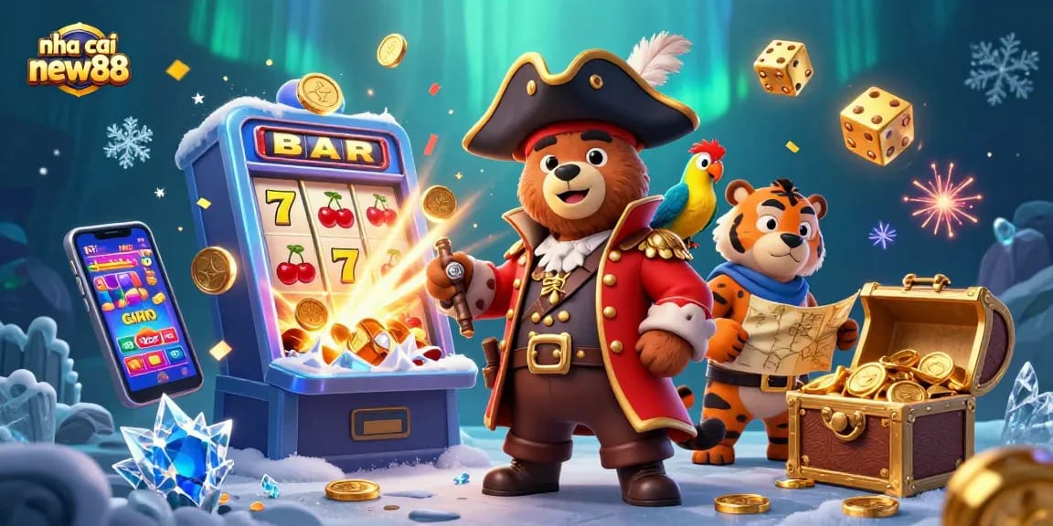 Experience thrilling wins with nha cai new88 in a vibrant 3D casino adventure.