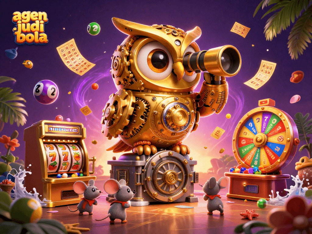 Experience exciting actions at agen judi bola with vibrant casino elements and lively characters.