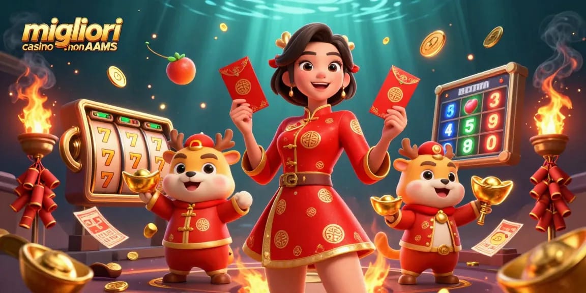Vivi un'esperienza di gioco emozionante nei migliori casino non AAMS con personaggi vivaci ed elementi di gioco coinvolgenti.