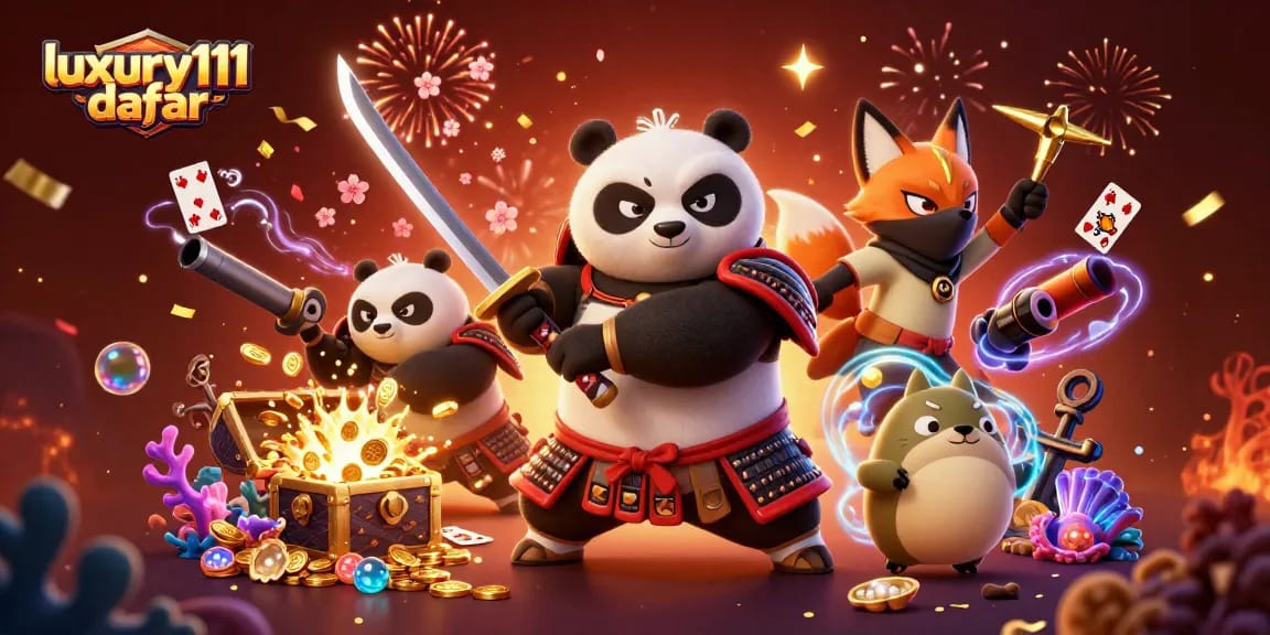 Join the excitement at luxury111 daftar with an immersive casino experience of samurai and fox characters.