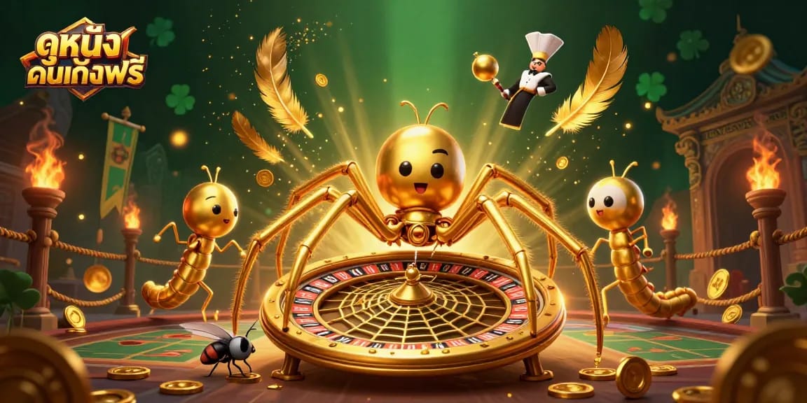 เล่นเกม ดูหนังออนไลน์ฟรี ในบรรยากาศลุ้นแบบคาสิโน พร้อมการ์ตูนแมงมุมทองที่น่าตื่นเต้น