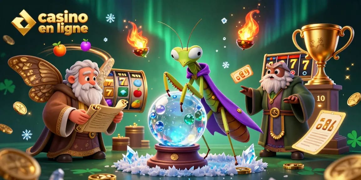 Plongez dans l'univers des casinos en ligne avec cette illustration captivante.