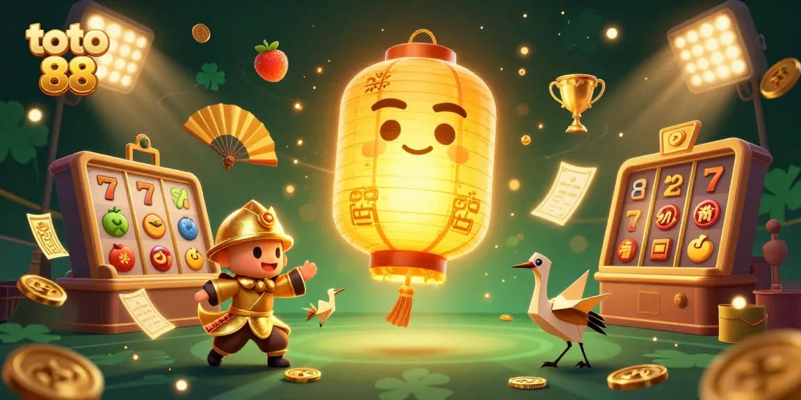 Experience thrilling gameplay at toto 88 with dynamic slot reels and vibrant casino elements.