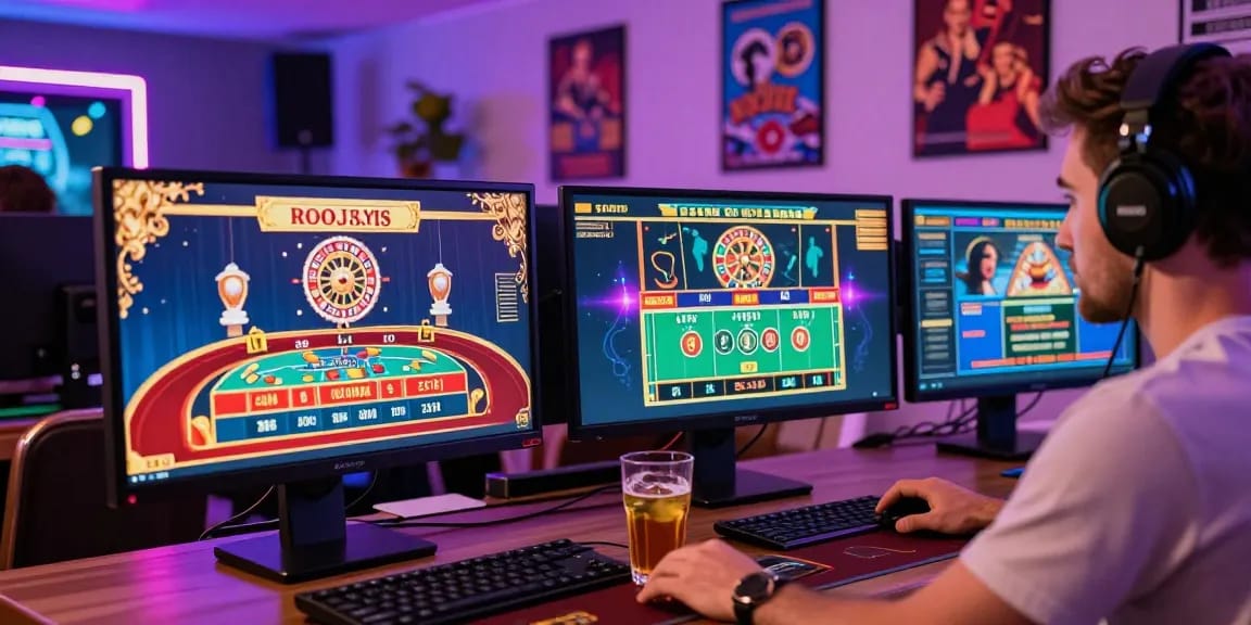 Experience Lemacau Login through an engaging online casino setup with live dealer games and vibrant atmosphere.