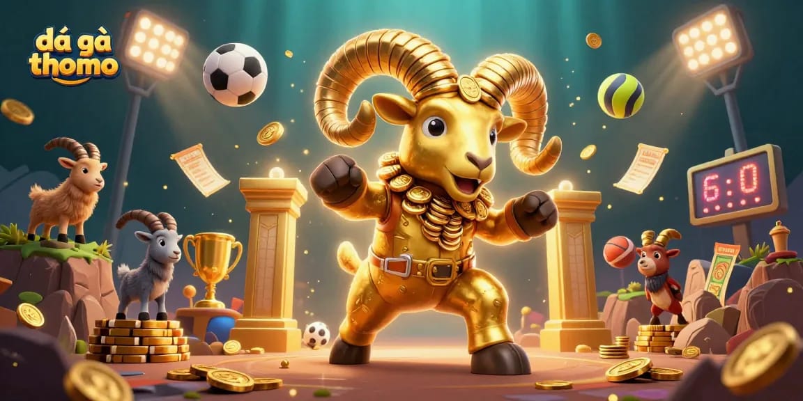 Experience immersive đá gà thomo action with golden rams at a dynamic betting arena.