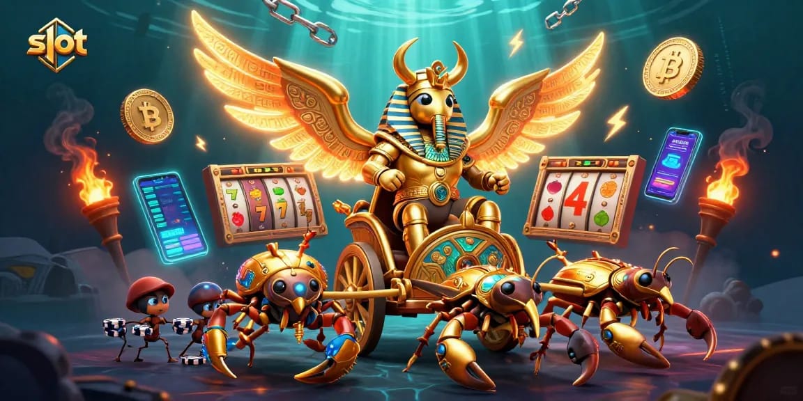 Mainkan slot dengan simbol keberuntungan dalam ilustrasi permainan kasinonya yang menarik.