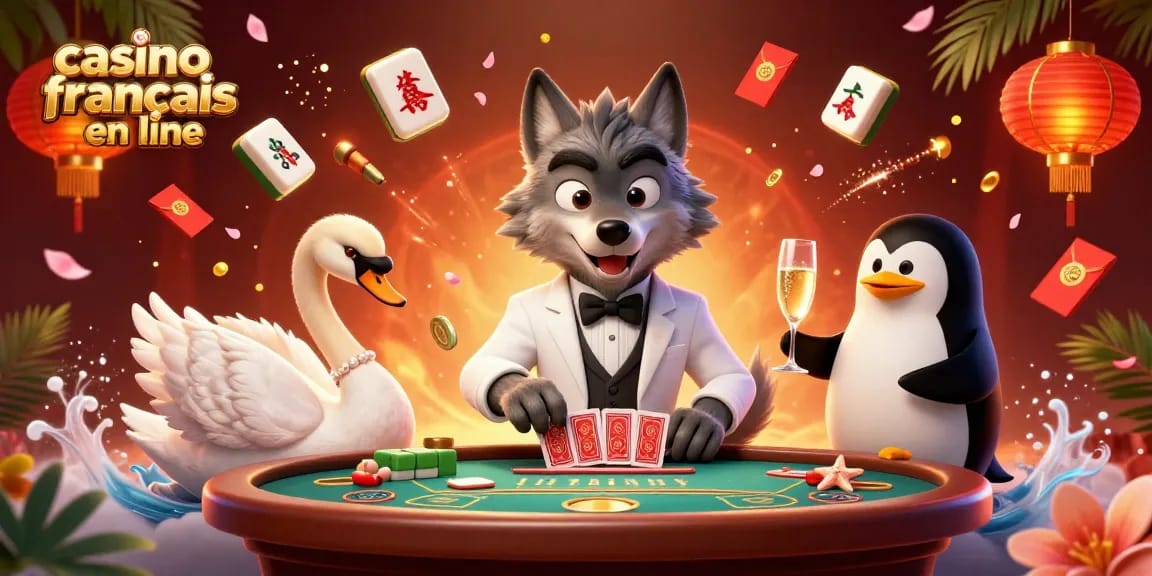 Participez à des jeux avec style sur le casino français en ligne, entouré de cartes et de chance.