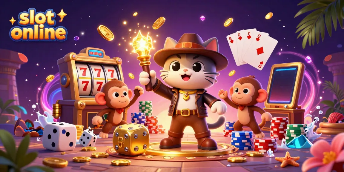 Menangkan jackpot dengan slot online sambil menjelajahi artefak kasino emas di kuil.