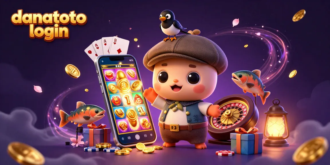Play exciting slots and games with danatoto login featuring a playful Nessie and magical casino elements.
