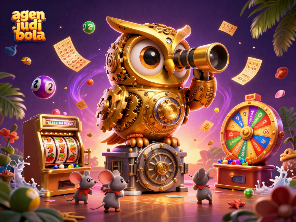 Experience exciting actions at agen judi bola with vibrant casino elements and lively characters.