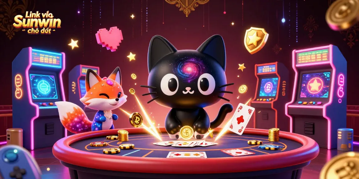 Engage with the exciting "Link vào Sunwin chính thức" cosmic casino experience full of vibrant games and characters.