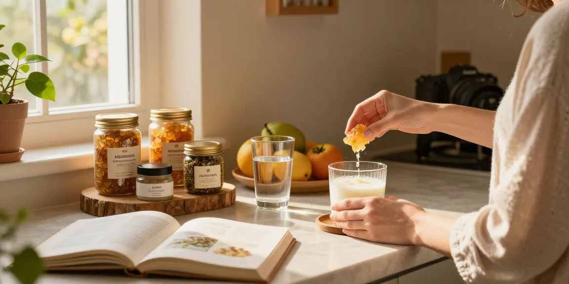 Buy shilajit resin for wellness in a cozy kitchen setting with warm light.