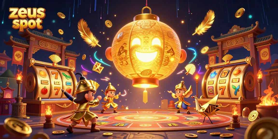 Experience the thrill of zeus slot with dynamic golden reels and vibrant casino elements.