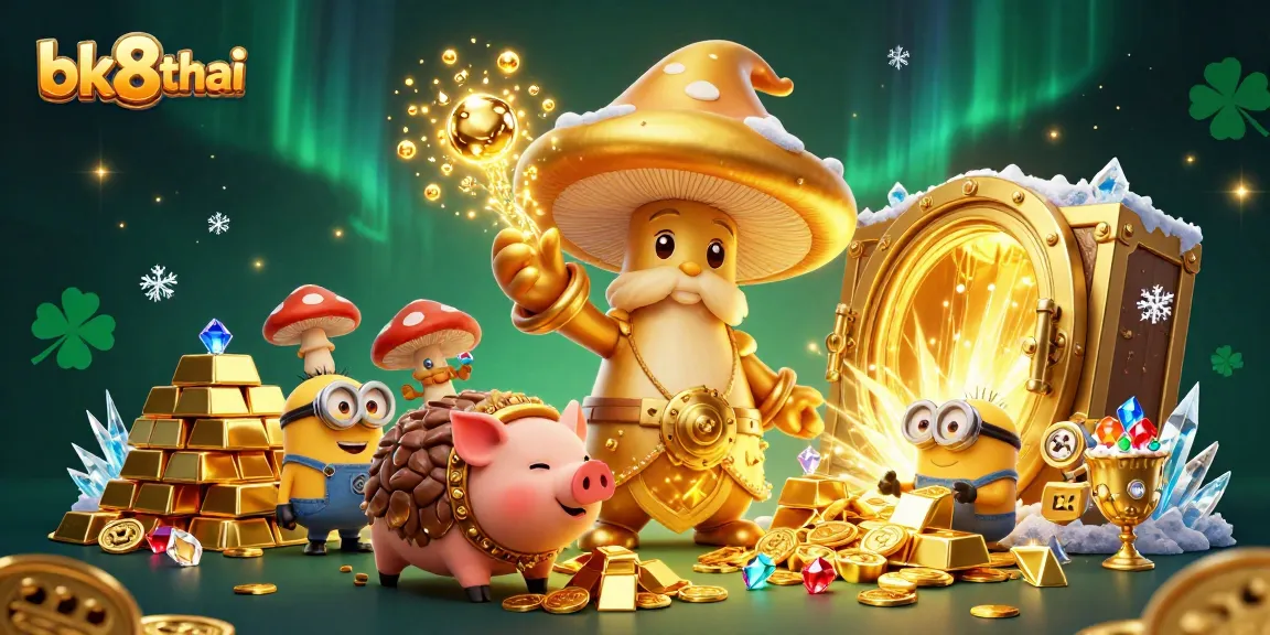 Experience thrilling gameplay with bk8thai as a legendary wizard turns everything to gold amidst treasures.