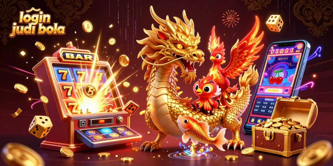 Engage in thrilling action with login judi bola as a vibrant dragon and phoenix dominate the casino scene.