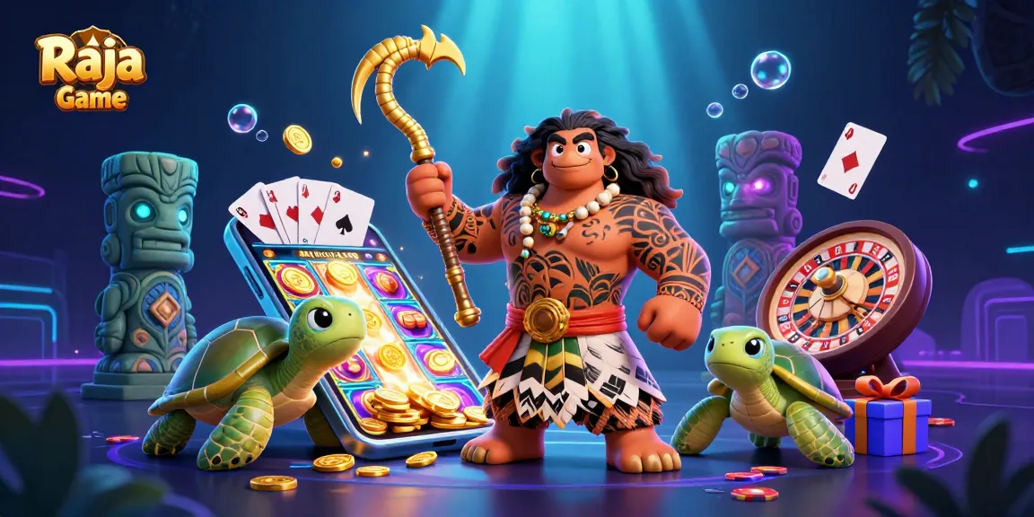Engage with Raja Game's thrilling lottery and slot adventures featuring vibrant, interactive characters.