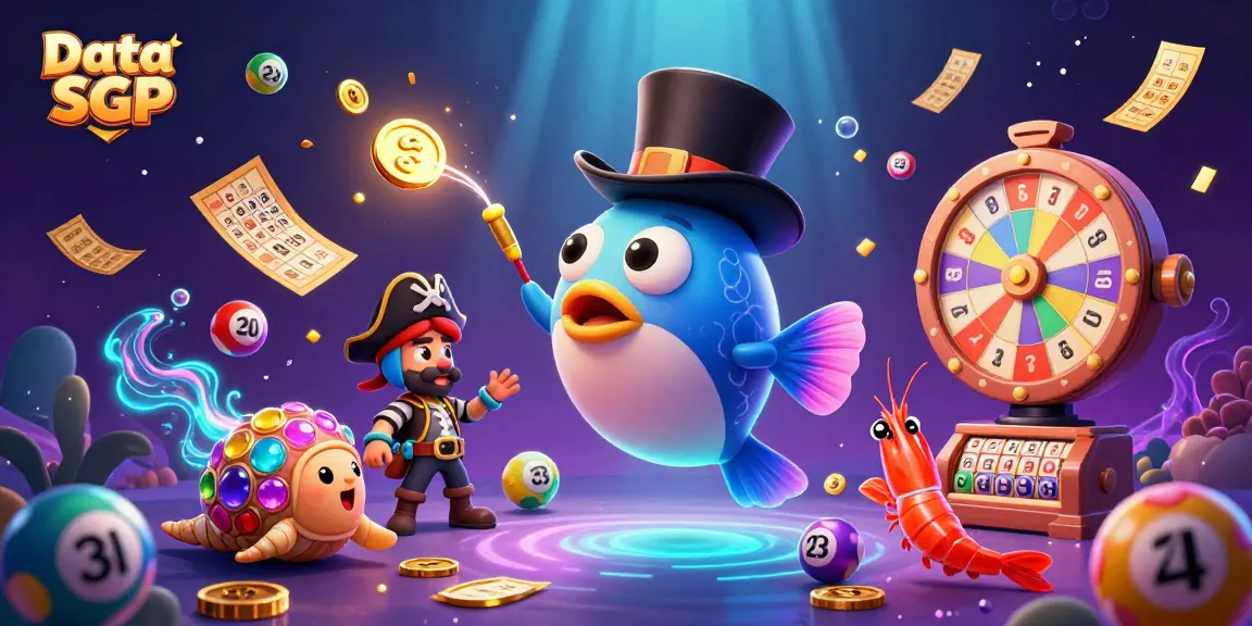 Engage in exhilarating Data SGP action with our colorful lottery elements and playful sea creature characters.