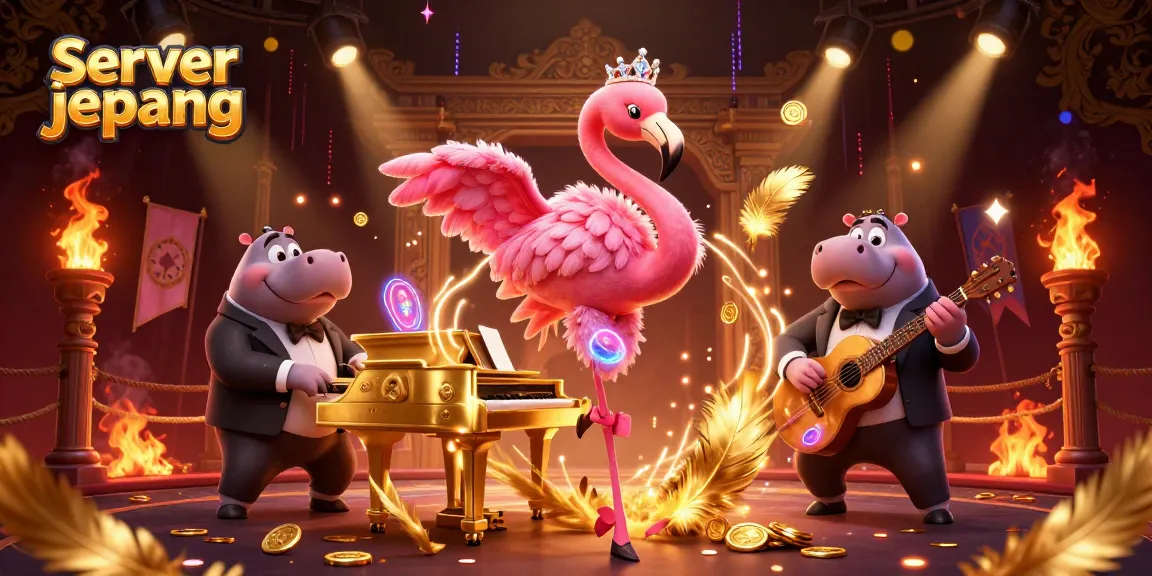 Experience thrilling gameplay with server jepang slots, highlighted by a vibrant casino scene.