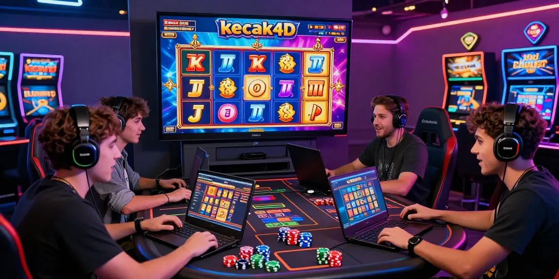 Engaged players enjoying the kecak4d slot game in a vibrant online casino environment with colorful graphics and immersive atmosphere.